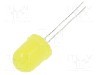 Dioda LED, 10mm, galbena, 1120...1560mcd, 10mA, 12V, OPTOSUPPLY - OSY5PAA134A-12V