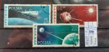 TS21 - Timbre serie Polonia - Cosmos 1954 Mi1127-1129