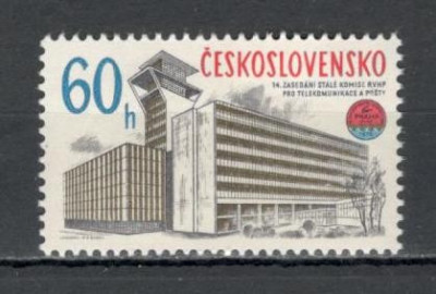 Cehoslovacia.1978 Reuniunea Comisiei de Posta si Telecomunicatii XC.524 foto