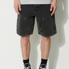 KSUBI pantaloni scurți din denim operator short bărbați, culoarea gri, MPS24WA016