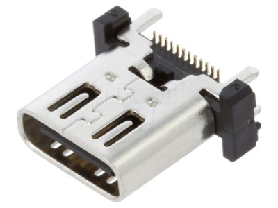Conector USB C SMT Vertical 24 pini foto