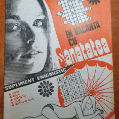 revista in vacanta cu sanatatea 1983-umor,rebus,curiozitati-total necopletata