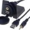Adaptor USB-AUX, USB A mama, jack 3.5mm, T100132