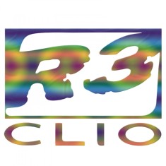 Sticker Renault R3 Clio , Autocolant Personalizat pentru Renault Clio R3