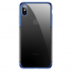 Husa iPhone XS Max 6.5&amp;#039;&amp;#039;Shining Series Argintie Albastra foto