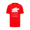 Ferrari tricou de bărbați Leclerc Driver Red F1 Team 2023 - XXL, Puma