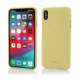 Husa Vetter GO pentru iPhone XS, X, Soft Touch, Galben