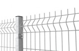 Stalp Prezincat Pentru Gard 1.5x60x40mm - 2m, Cu Gauri Si Capac