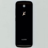 Capac Baterie Allview A5 Easy Original Negru + Rama &amp; Geam Camera Spate