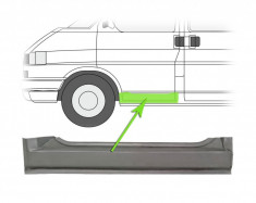 Prag VW Transporter (T4)/Caravelle/Multivan 07.1996-03.2003 Usa Fata Stanga , prag din metal foto