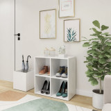 Pantofar de hol, alb, 105 x 35,5 x 70 cm, PAL GartenMobel Dekor, vidaXL