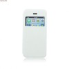 Husa Flip S-View window Samsung Galaxy S5 Mini G800 Alb