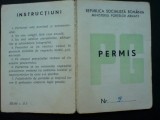 Permis pescuit, Ministerul Fortelor Armate Republica Socialista Romania