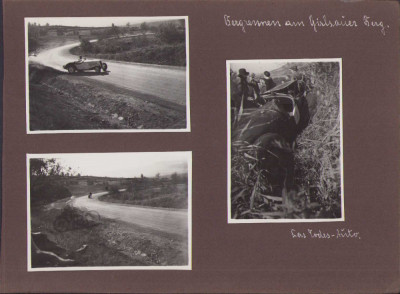 HST 292S Lot 3 Raliul de coastă de la Bradu Sibiu cu accident mortal 1936 foto