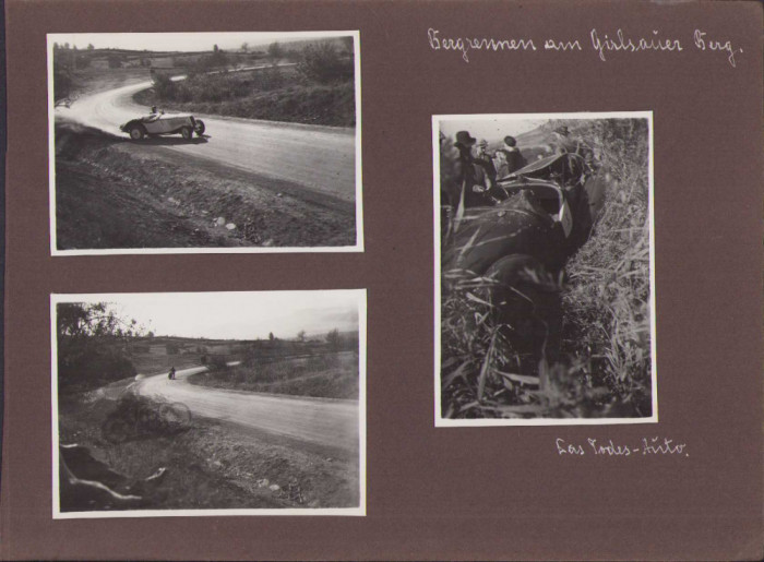 HST 292S Lot 3 Raliul de coastă de la Bradu Sibiu cu accident mortal 1936
