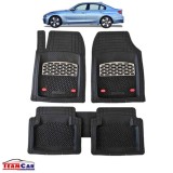 Covorase Auto TeamCar&reg; Tip Tavita Compatibile BMW Seria 3 F30 Sedan (2012&ndash;2019) Siver, Cauciuc