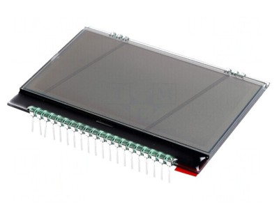 Afișaj LCD Grafic 128x64 FSTN Alb 67.8x47.96mm EA DOGL128W-6 foto