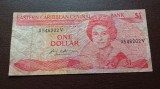 Insulele Caraibe Eastern Caribbean -1 Dolar ND-RARA