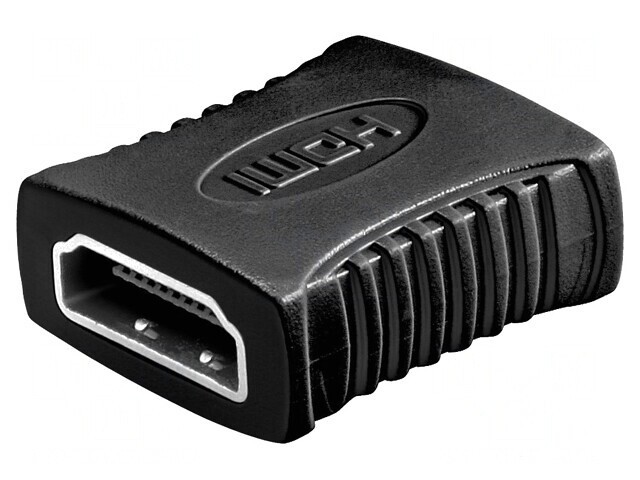 Adaptor HDMI Negru Soclu-Dublu