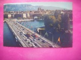 HOPCT 20231 PODUL MT BLANC- GENEVE / GENEVA IN 1970 -STAMPILA / TIMBRU -ELVETIA -CIRCULATA