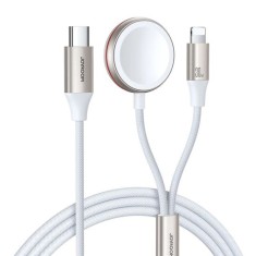 Incarcator Wireless pentru Apple Watch, Type-C la Lightning 30W, 3.5A, 9V, 1.5m - JoyRoom (S-IW012) - White