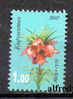 KIRGHIZSTAN, K&amp;Acirc;RG&amp;Acirc;ZSTAN, Kyrgyzstan 2007 Flora, serie neuzata, MNH foto