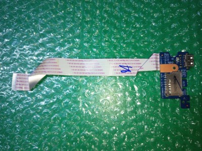 Modul usb + cititor carduri laptop HP 250 G4 funcțional foto