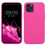 Husa kwmobile pentru Apple iPhone 12/iPhone 12 Pro, Silicon, Roz, 53844.135, Carcasa