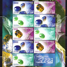 INDONEZIA 1999, Minerale, serie neuzata, MNH