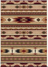Covor Model Lotos 15080-120, Marime 60 x 110 cm, Multicolor, Inaltime Fir 8 mm, Antialergic, Polipropilena, Living, Dormitor, Sufragerie, Birou