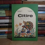 CONSTANTA ILIESCU - CITIRE : MANUAL PENTRU CLASA A IV-A , ILUSTRATII ANGI PETRESCU-TIPARESCU , 1978 *