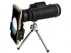 Teleobiectiv pentru camera marire 50x + trepied , Lens - telescop mono foto