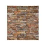 Autocolant de perete, Design de piatra, Maro, 70x77 cm, ATU-087493