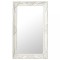 vidaXL Oglindă de perete &icirc;n stil baroc, alb, 50 x 80 cm 320320