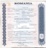 Bnk div Certificat actionar Rulmenti grei Ploiesti - 1996, Romania de la 1950