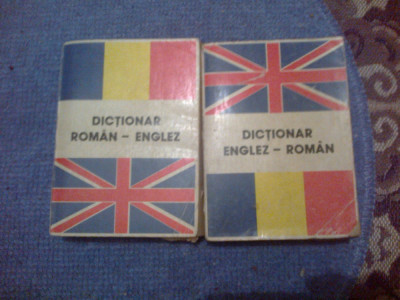 w0d Dictionar englez roman , roman englez (557 pag si 566 pag) foto