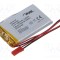 Acumul: Li-Po 3,7V 1350mAh cabluri,contector JST SYP-02T-1