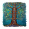 Sticker decorativ Copac, Maro, 55 cm, 11421ST