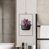 Cumpara ieftin Ghiveci decorativ Parapet Negru 25x40x17 cm