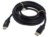 Cablu DisplayPort Goobay 5m negru, mufă DisplayPort, 4K HDR 8K UHD