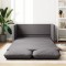 vidaXL Canapea extensibilă 2 &icirc;n 1, gri, 112x174x55 cm, piele ecologică 353975
