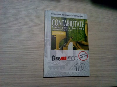 CONTABILITATE Cl.a 10-a - Tehnologica Profil Servici - Violeta Isai - 2005, 143p foto