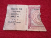 Bilet (vechi-anii`70) meci - stadionul "23 August"
