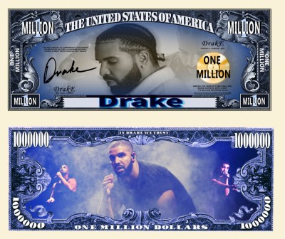 !!! SUA = FANTASY NOTE (TJ6) = CANTARETUL DRAKE - 2023 - UNC foto