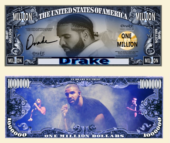 !!! SUA = FANTASY NOTE (TJ6) = CANTARETUL DRAKE - 2023 - UNC