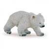 PAPO FIGURINA URSULET POLAR MERGAND, Animale Salbatice