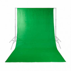 Fundal pentru studio foto Nedis, 2.95 x 2.95 m, verde foto