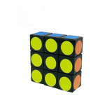 Puzzle modern cub logic, Rubik multicolor 3 x 3 x 1 cm