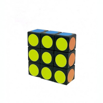 Puzzle modern cub logic, Rubik multicolor 3 x 3 x 1 cm foto