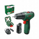 Cumpara ieftin Masina de gaurit sau insurubat cu acumulator BOSCH EasyDrill 1200 , 12 V, 30 Nm, 1.5 Ah, 1500 rot min, cu 2 acumulatori 12v 1,5 Ah ,+ set accesorii 34